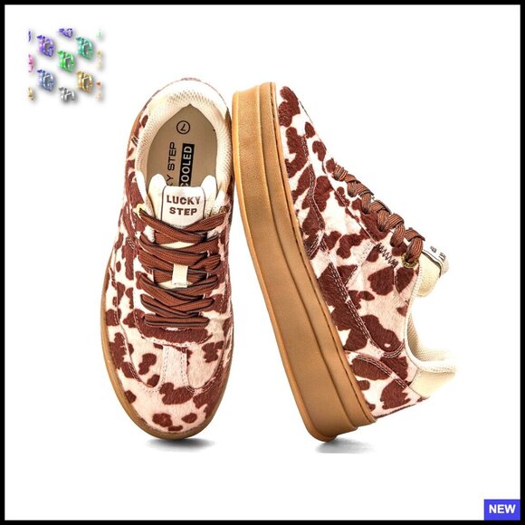 Shoes - Chunky Platform Sneakers Retro Fashion Comfortable Walking Shoes Casual Trainers